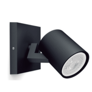 BARRA SOB. SIMPLE GU-10 NEGRO MATE P1