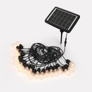 GUIRNALDA LED SOLAR 7 METROS 20 AMPOLLETAS