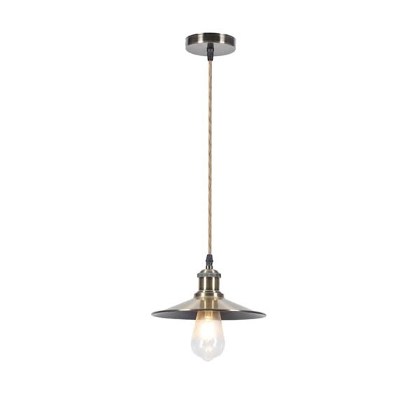 LAMPARA COLGANTE PORTA E27*1 BRONCE