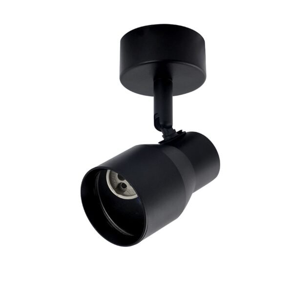 FOCO SOBREPUESTO NEGRO BATRO PORTA GU10 SIMPLE