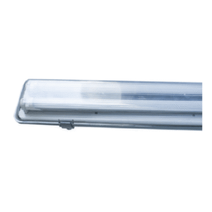 Hermético Estanco LED 2x18W, 120cms, 6000K incluye tubos
