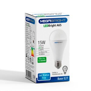 Ampolleta LED  A65 CLASICA 15W E-27