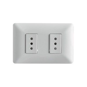 ENCHUFE DOBLE 10A 250V BLANCO