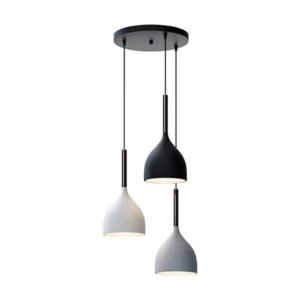 LAMPARA COLGANTE TRIO TIPO COUP VERTICAL 3XE27