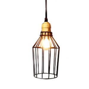 LAMPARA COLGANTE BRIX II METAL 1XE27