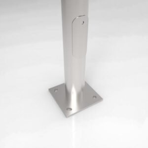 POSTE TUBULAR CONICO 5 METROS + CANASTILLO