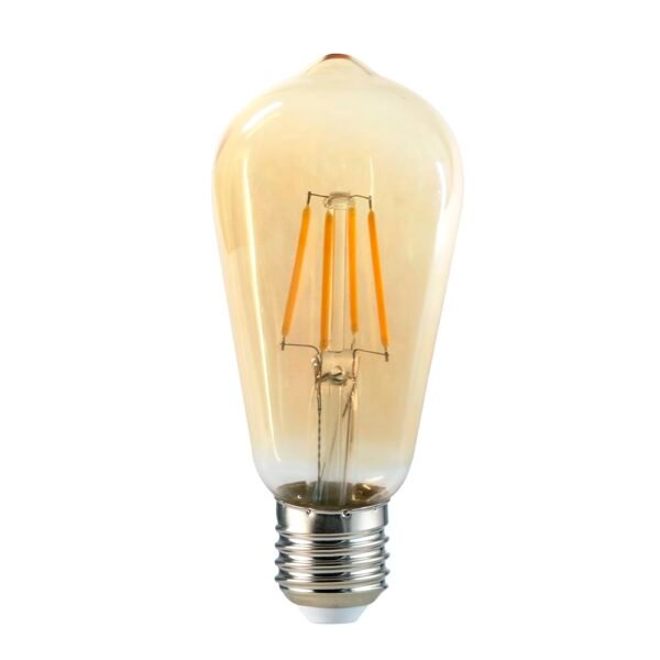 Ampolleta LED  ST58 Yellow Glass E27 6W VINTAGE